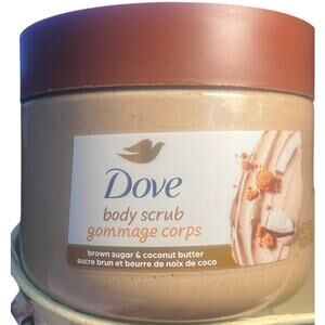Dove Body Scrub Brown Sugar and Coconut Butter New 15 ounce
